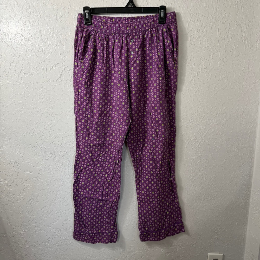 Victorias Secret Purple Geometric Medallion Pajama Pants Short S/P